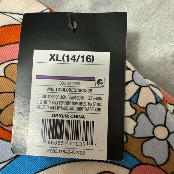 Art Class Flower Power Mini Skirt Size XL - Picture 2 of 5